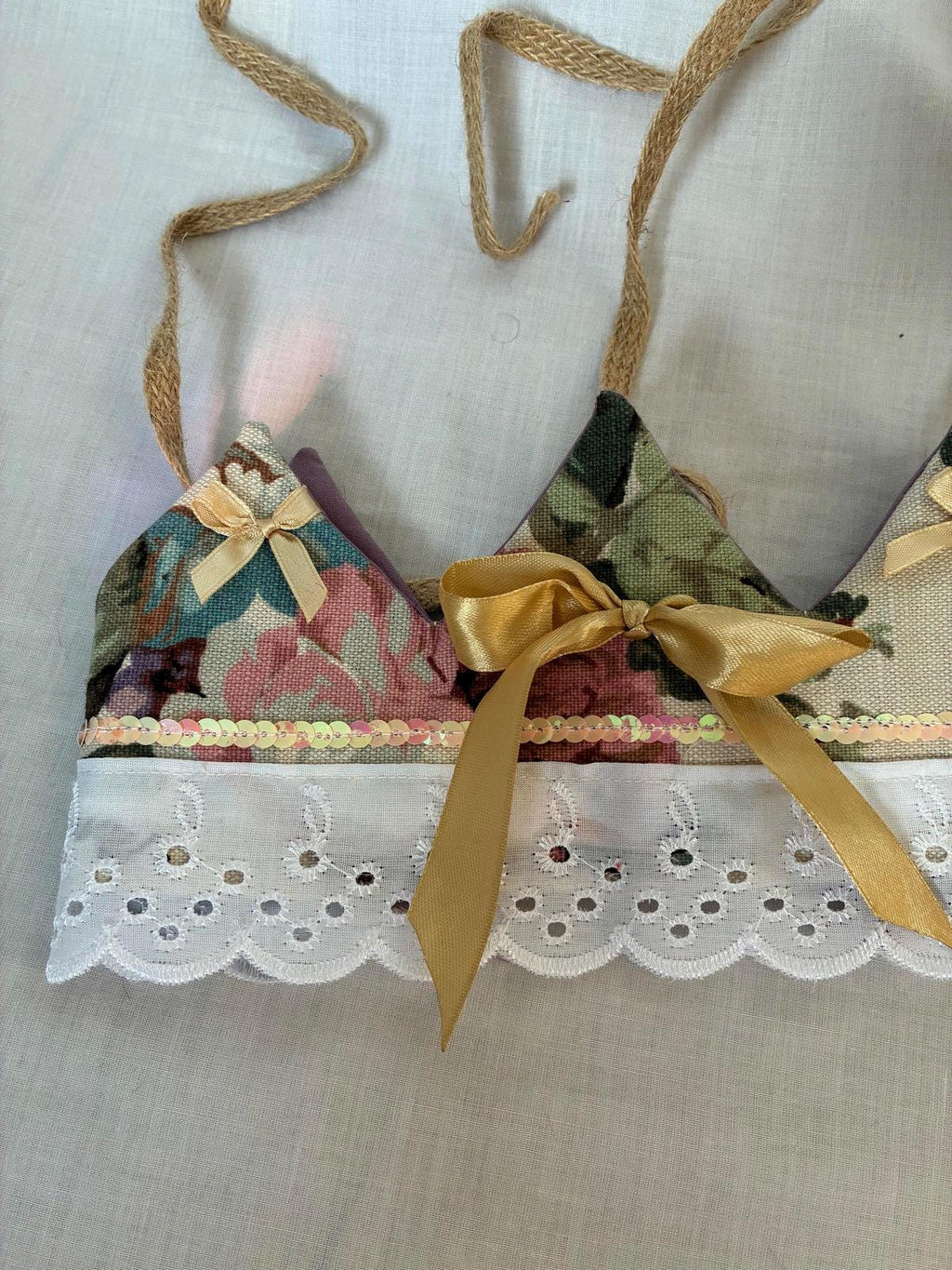 Floral Fabric Party Crown