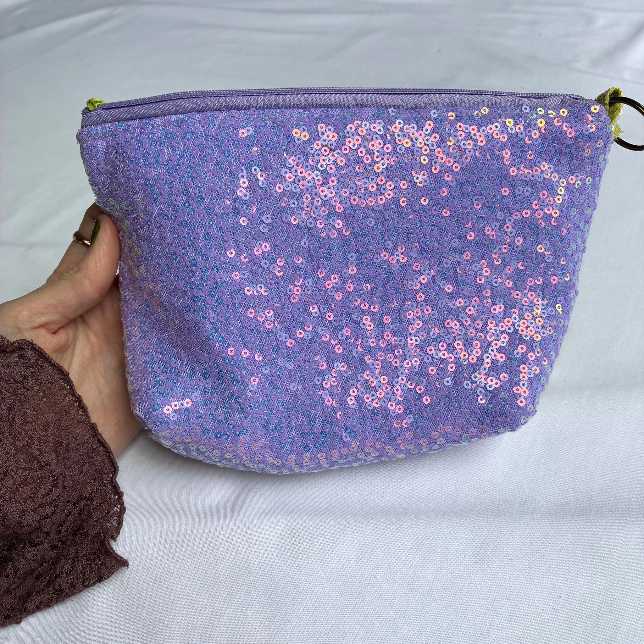 Duo Tone Sequin Pouch