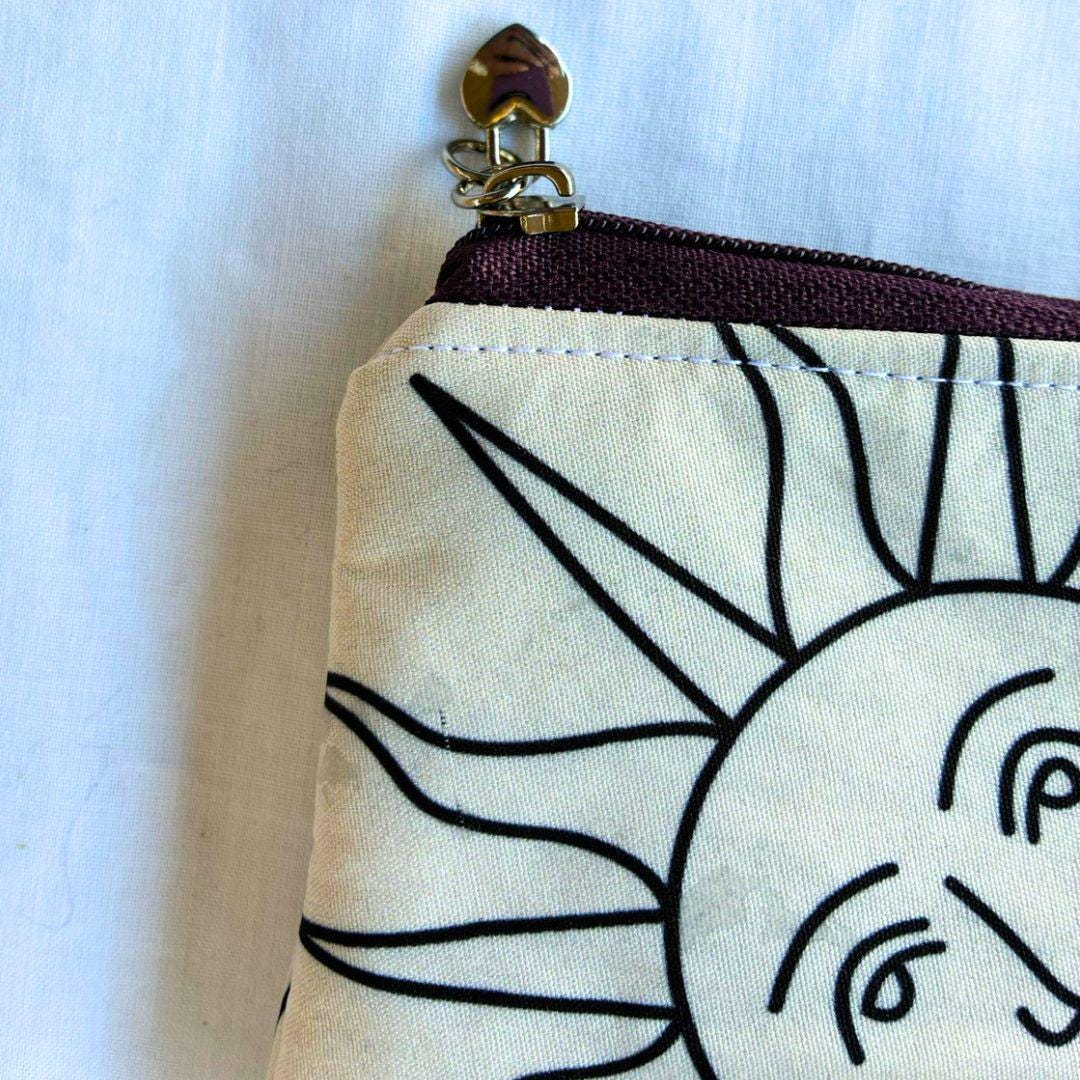 Boho Sun Keyring Purse