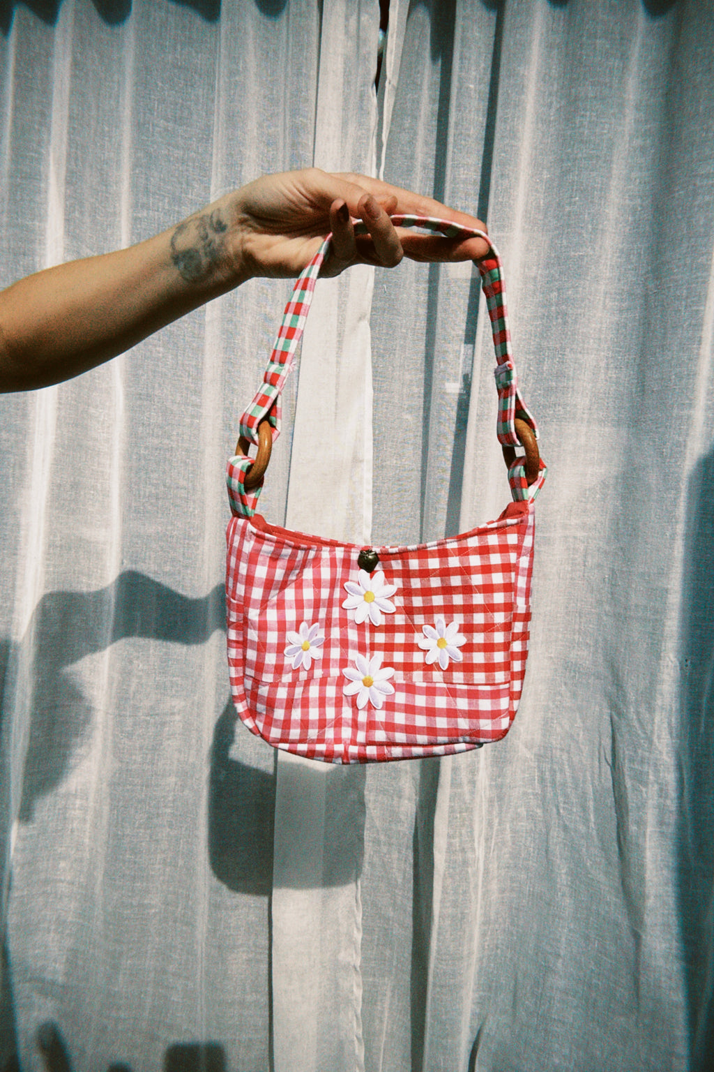 Vichy Baguette Bag