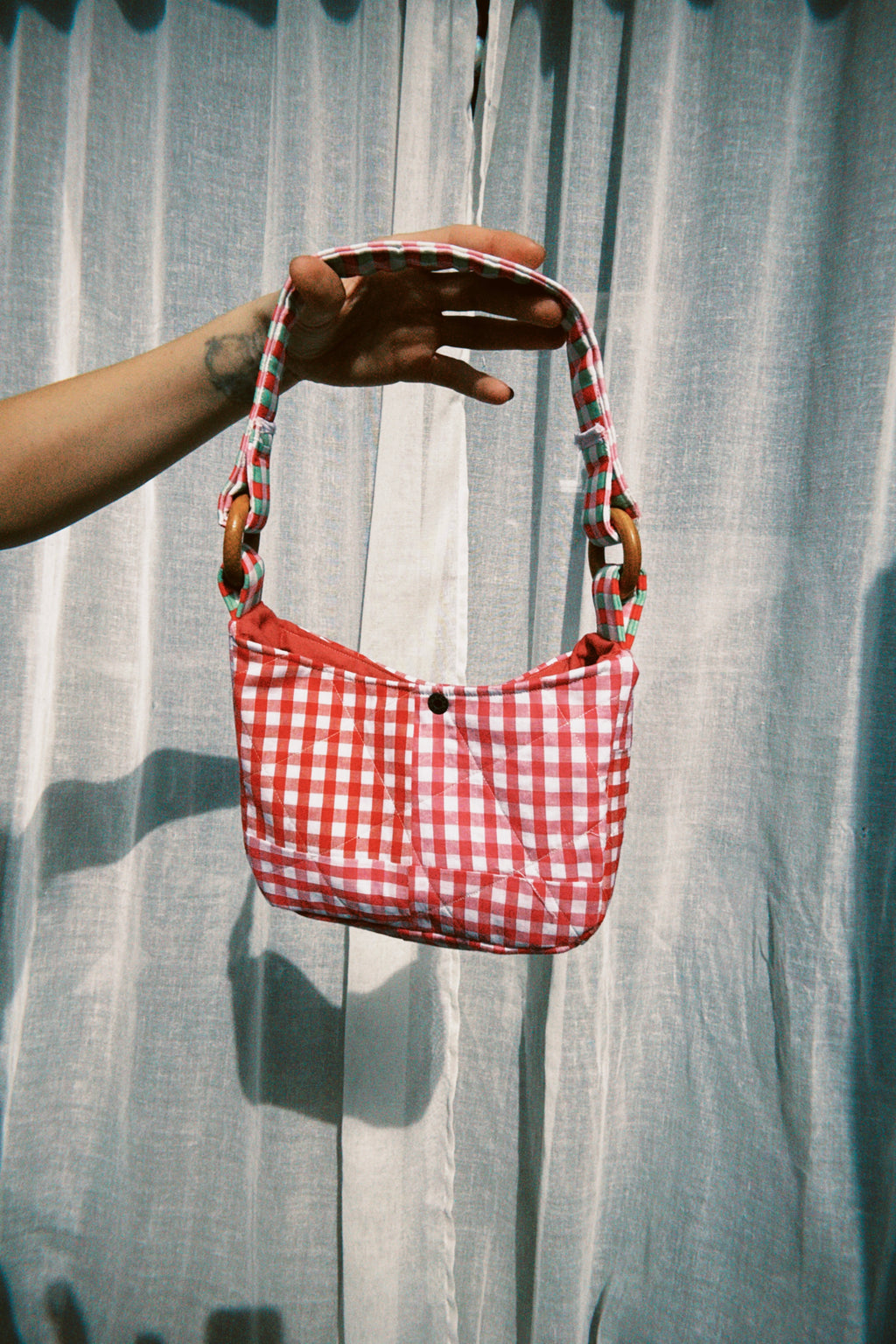 Vichy Baguette Bag