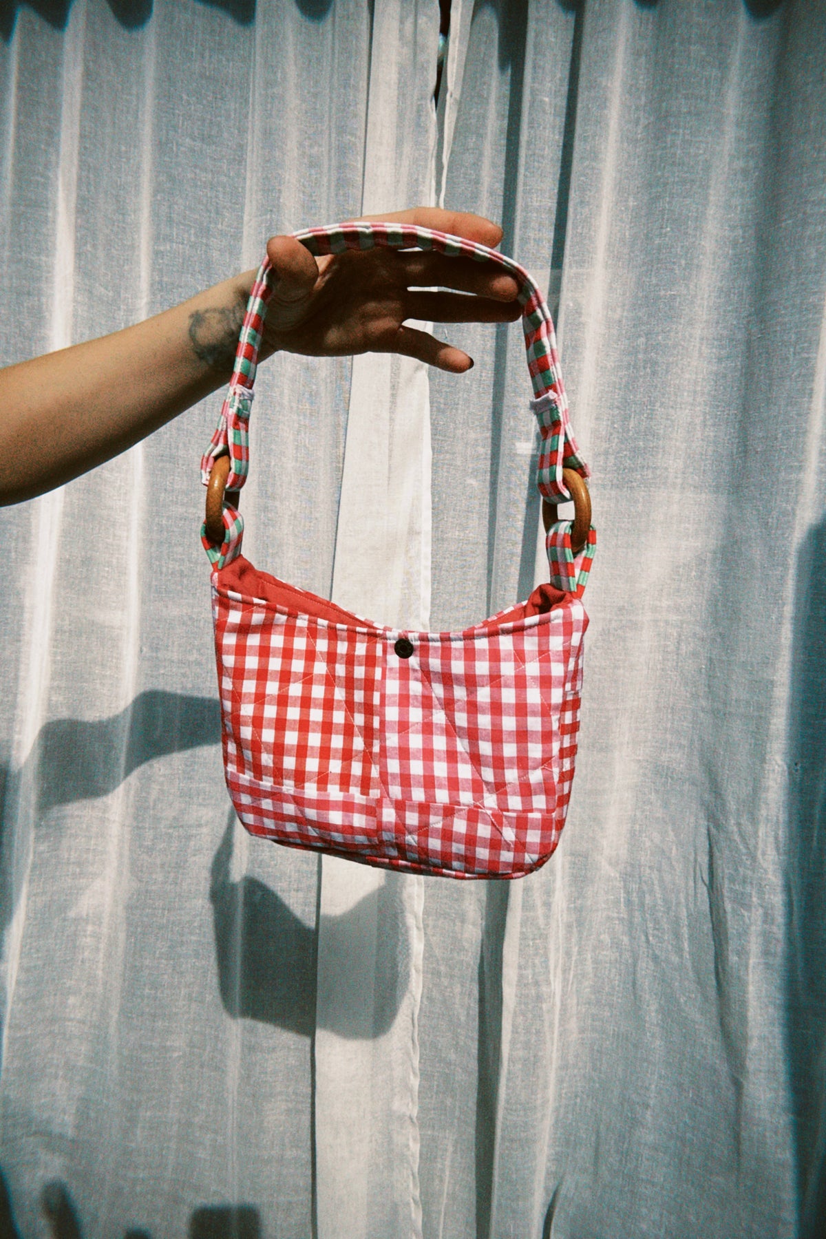 Vichy Baguette Bag