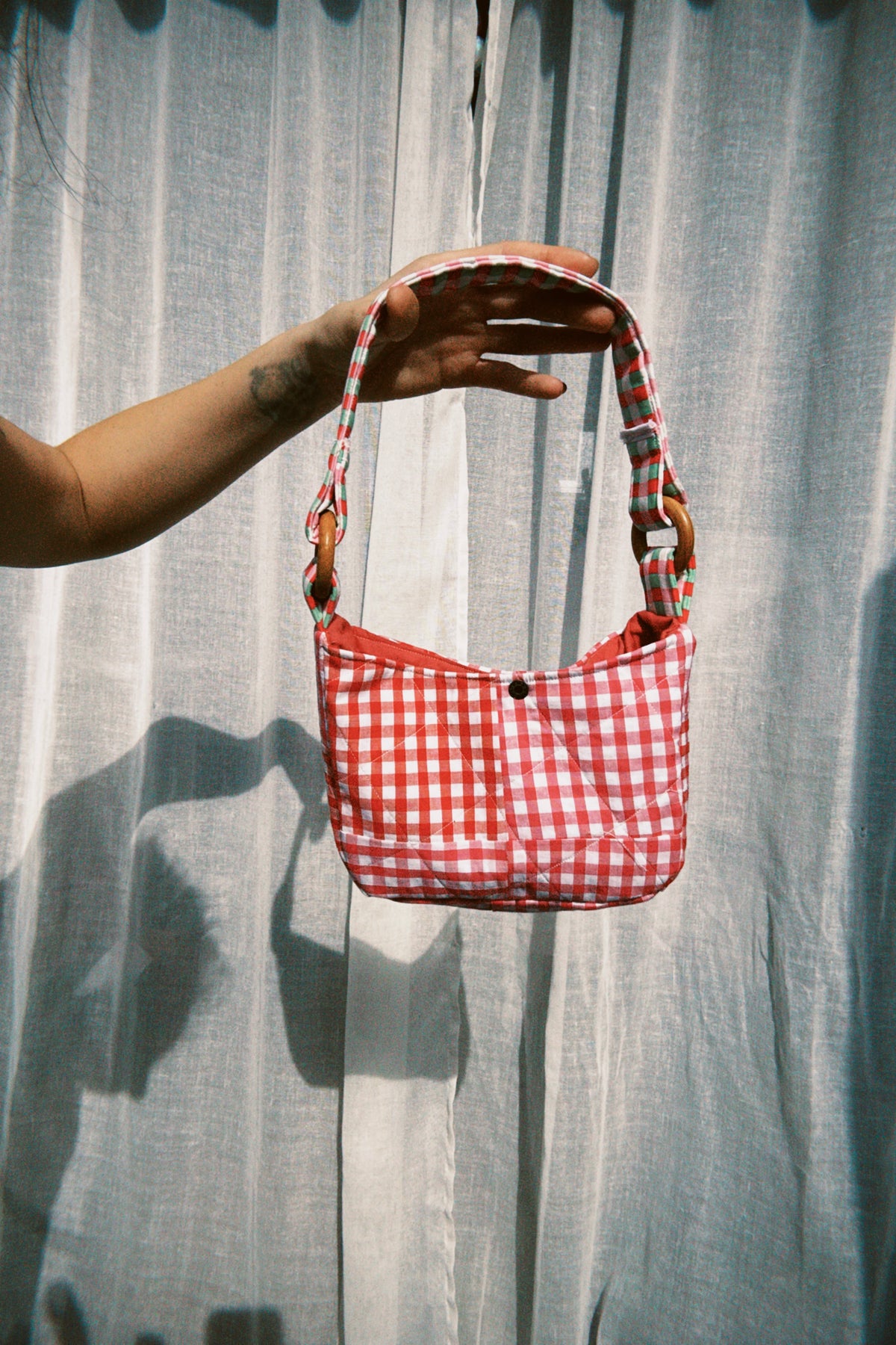 Vichy Baguette Bag