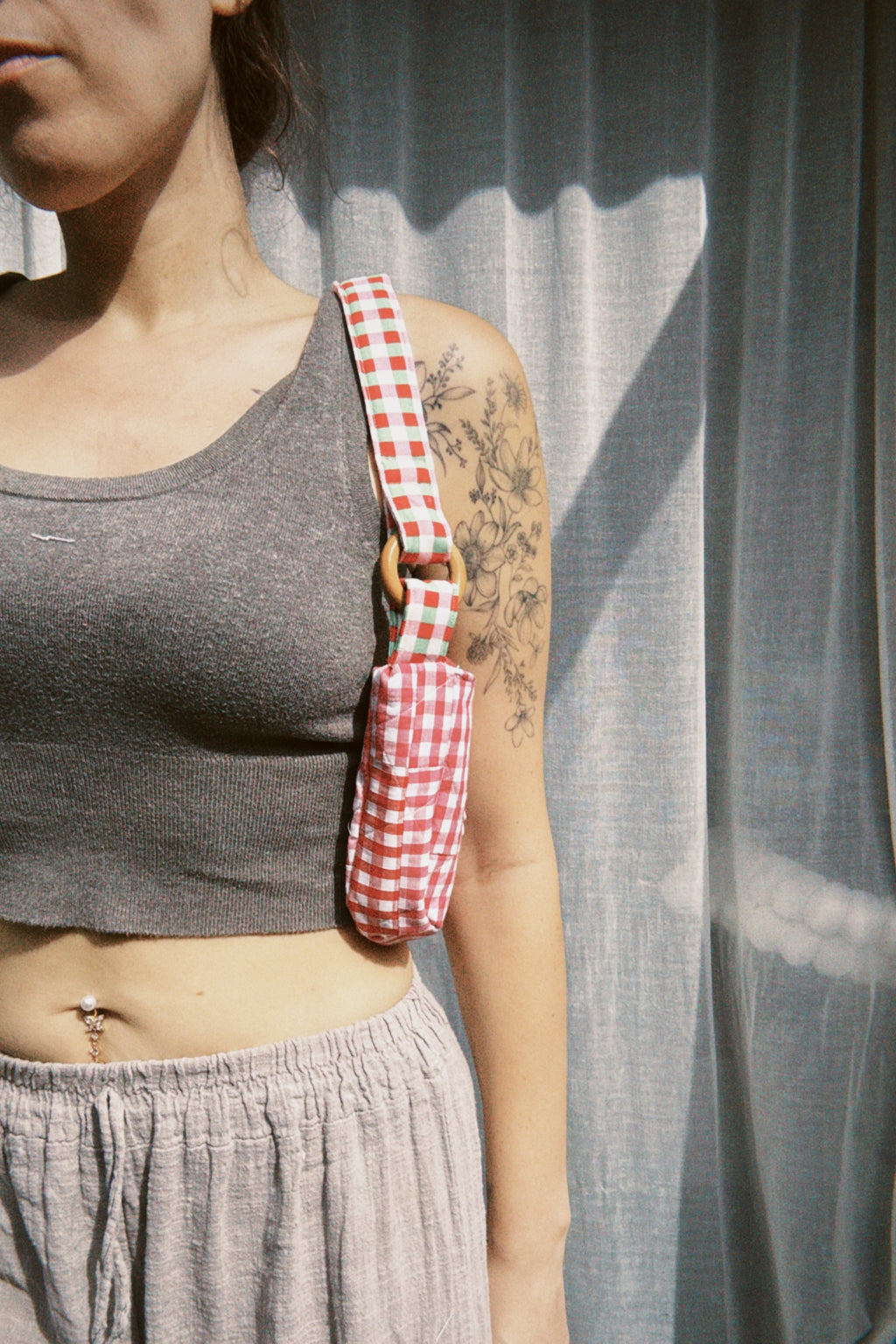 Vichy Baguette Bag