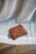Tangerine Sari Keyring Coin Purse