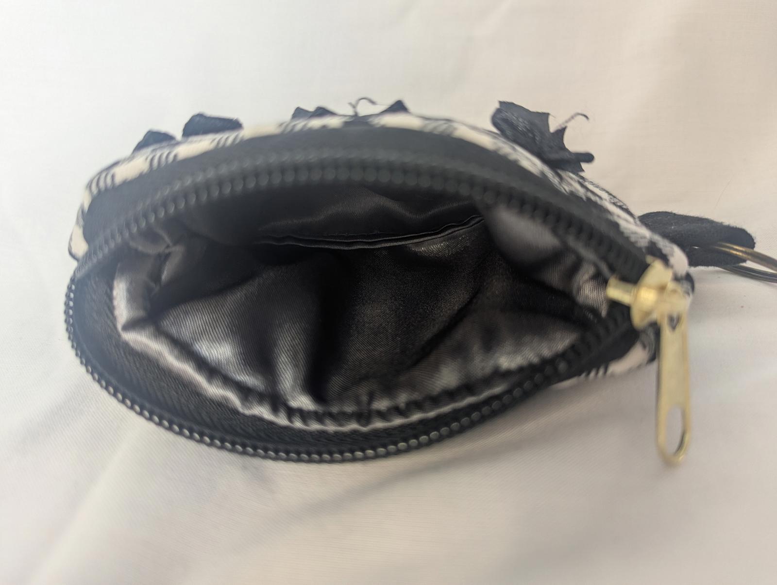 Gingham Keyring Purse